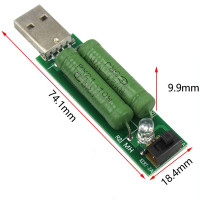 Нагрузка для USB тестера 1A/2A, E14-34