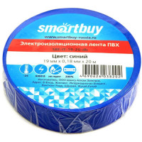 Изолента Smartbuy 0,18x19mm, синяя, 20 метров, UIT-9