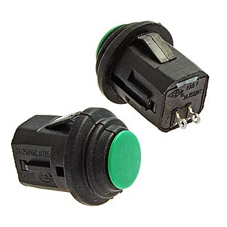 Кнопка SB570-G IP65 ф14mm ON-OFF, K78-12