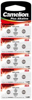 Батарейка AG4 1,5V Camelion ( G4 LR626 LR66 177 GP77A SR626W 377 ), AG4-1