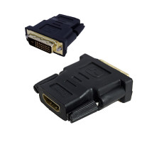 Переходник H44 HDMI-F/DVI-M (24+1), K189-6