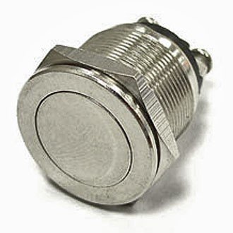 Кнопка антивандальная PBS-28B-2 OFF-(ON) металл, K41-13