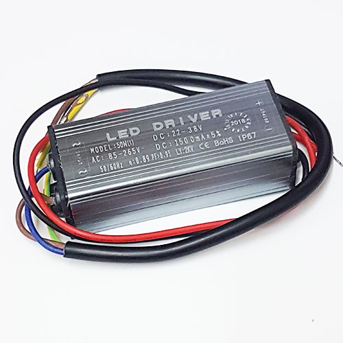 LED драйвер 50W 22-38VDC 1500mA IP67, E9-2