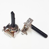 Резистор переменный D=16mm, ручка 30мм, 50 КОм стерео, E4-24