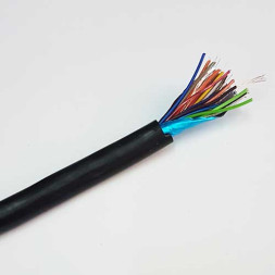 Кабель LCS-21 SCART 21С+1 в экране OD10.0мм черный, 1 метр